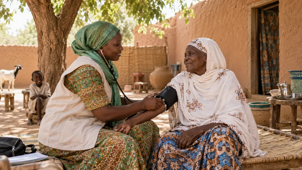 Community health outreach in Niger