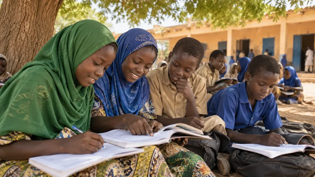Field exploration team in the Sahel